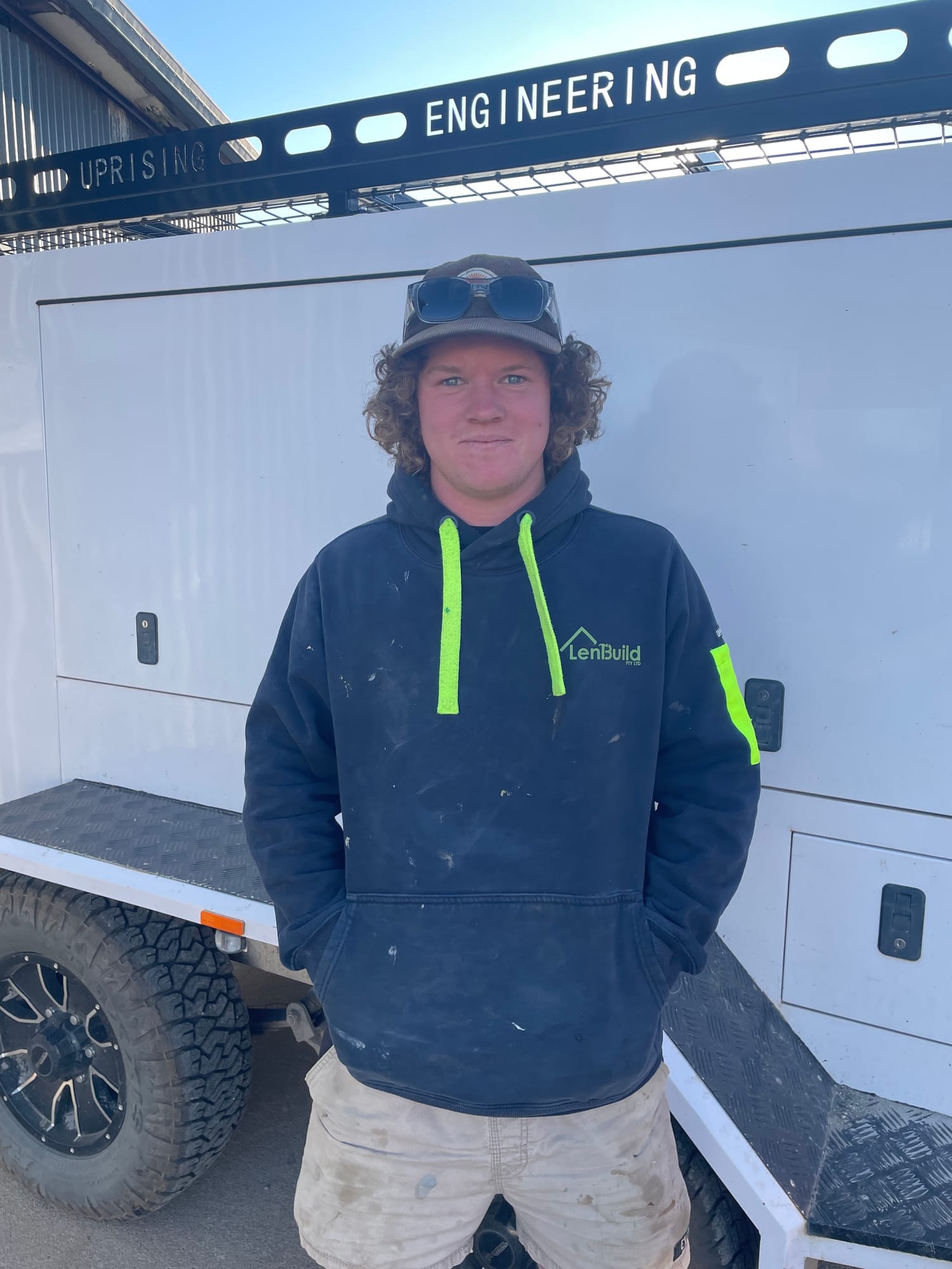 Archie - 4th year Apprentice at LenBuild Guyra NSW