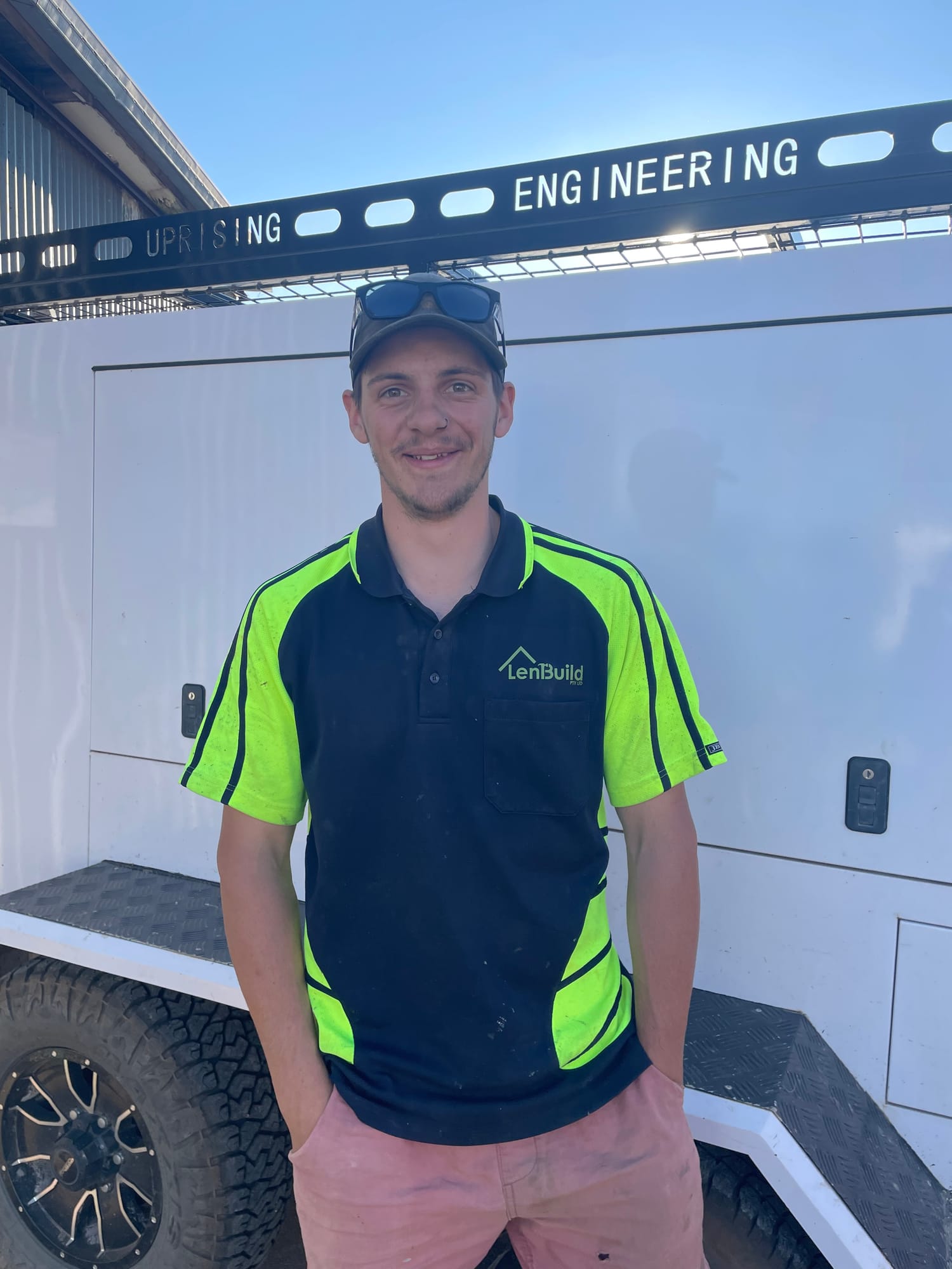 Caleb - 3rd year Apprentice at LenBuild Guyra NSW